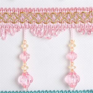 Buy cheap Newest lantern design handmade polyester curtain lace beaded fringes tassels from wholesalers