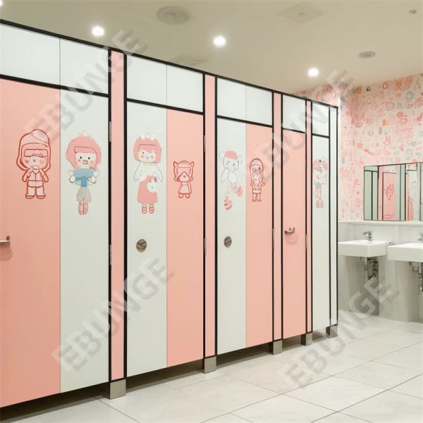 Support Customized Design Options Toilet Cubicle for Restroom Dividers