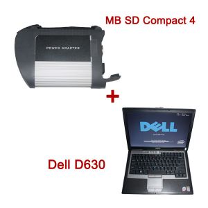 Buy cheap Handheld Auto Diagnostic Tools , MB SD Connect Compact 4 Star Diagnosis 2014.03V Plus Dell D630 Laptop from wholesalers