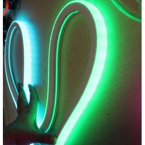 Buy cheap 50m 24v silicone 5050smd 60leds/m digital rgb led neon flexible strips square 17x17mm from wholesalers