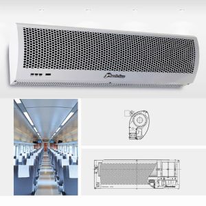 32 Inch Heated Air Curtain with 1 Year Warranty and 60cm Width for Commercial