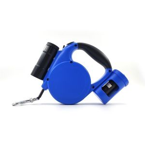 Wholesale Retractable Pet Leash with LED Flashlight | Multifunctional Design |