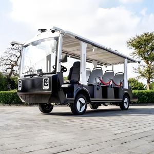Buy cheap NEWBASE Yokee 14-Seater Autonomous Electric Sightseeing Vehicle with 150 km Range and 15.4 kWh Battery for Urban & Industrial Scenarios from wholesalers