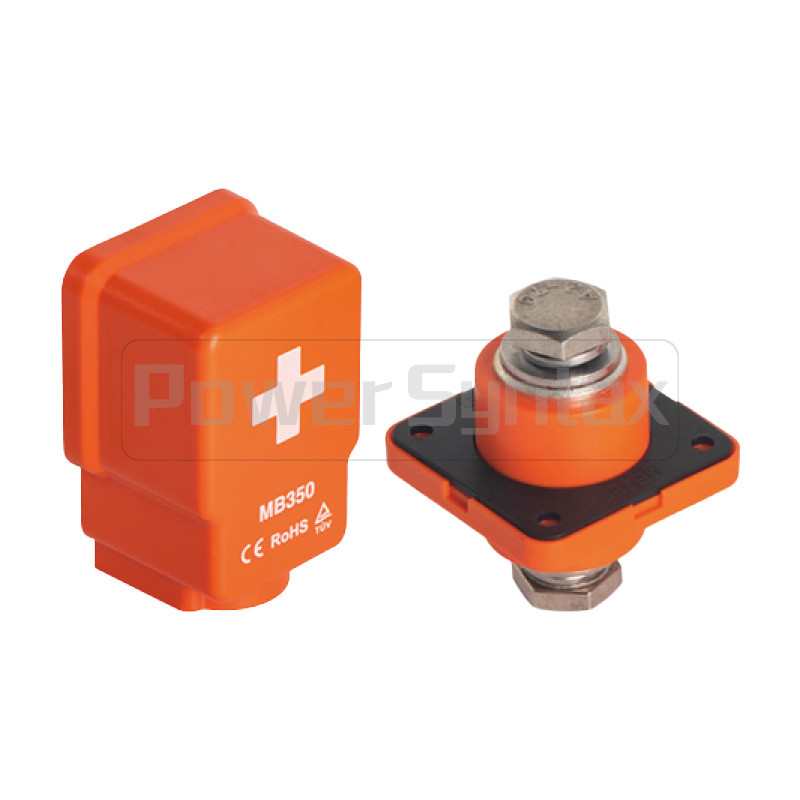 Quality PowerSyntax High Current Lithium Battery Connector 350A Part No MB350SIO for sale Buy cheap PowerSyntax High Current Lithium Battery Connector 350A Part No MB350SIO product