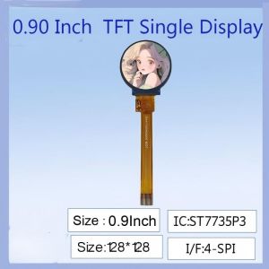 Buy cheap 0.9-Inch TFT LCD Round Display | 128×128 Resolution, ST7735 Driver Chip, HD Sharp Image, Compact Design for Smart Wearables & Mini Electronic Devices from wholesalers