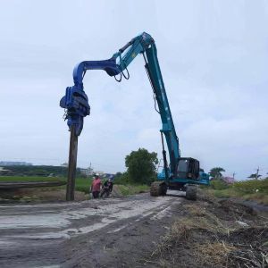 Q355B Material Excavator Vibro Hammer For Pile Driving CE Approval Pile driving