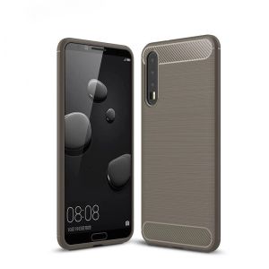 Shockproof Armor Carbon Fiber Hybrid Brush Mobile Cover Phone Case for Huawei