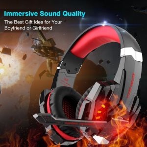 Deep Bass 100mA 2.2m 50mm Kotion Each G9000 Gaming Headset