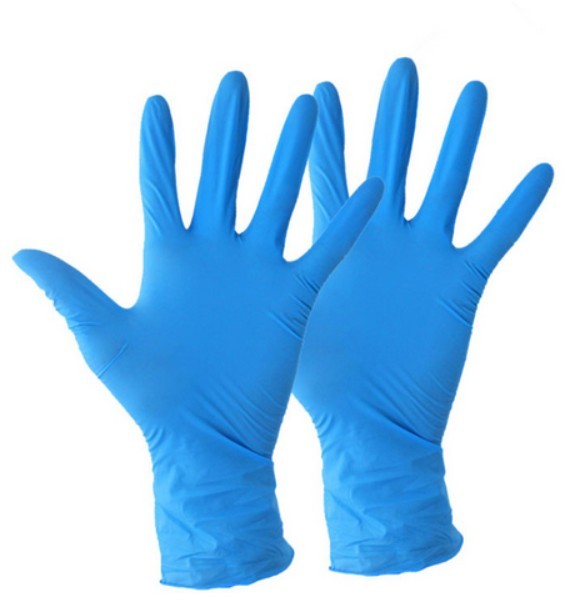 Quality S 80mm Width Disposable Medical Nitrile Gloves AQL2.5 for sale