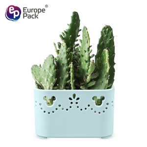 Smaller Mickey Mouse hollow-out pattern Reusable Plastic storage box food