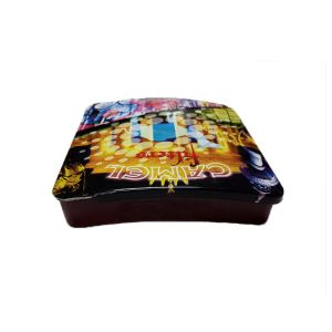 Buy cheap Square Shape Candy Metal Box Push Pull Cover Type Small Size Colored Printing from wholesalers