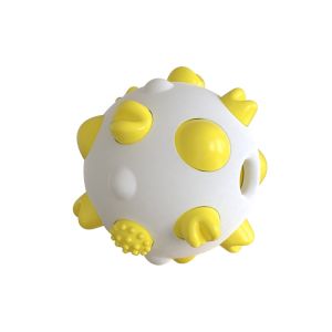 2021 Durable Interactive Dog Puzzle Toothbrush Toy Bite Resistant Ball Pet Chew