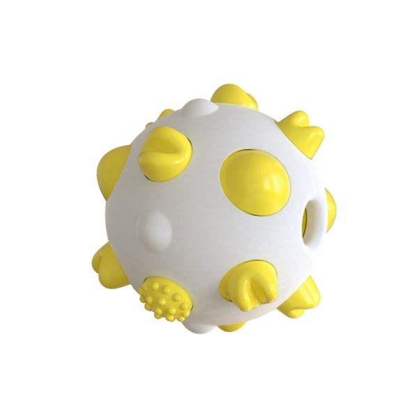 2021 Durable Interactive Dog Puzzle Toothbrush Toy Bite Resistant Ball Pet Chew