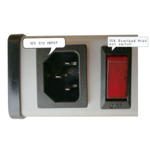 5 To 14" 15 Amp Metal Hardwired Power Strip With 10 Outlets No Power Cord And