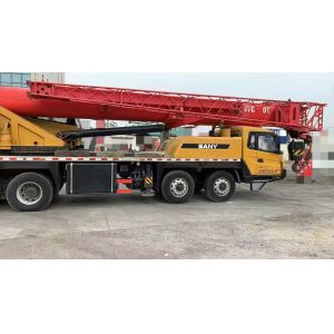Buy cheap 2018 Sany Used Truck Crane STC350T 35t with 16m Jib Length and Weichai Engine from wholesalers
