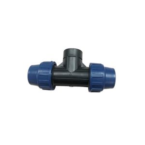 Buy cheap 32mm Female Thread Tee Fast Joint HDPE Compression Fittings For Water Supplying from wholesalers