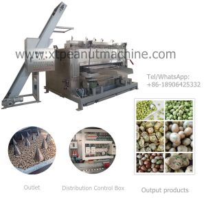 China 304 Stainless Steel Nuts Roaster Machine with 50kg/h Capacity and 220V/380V Voltage for Even Heating on sale