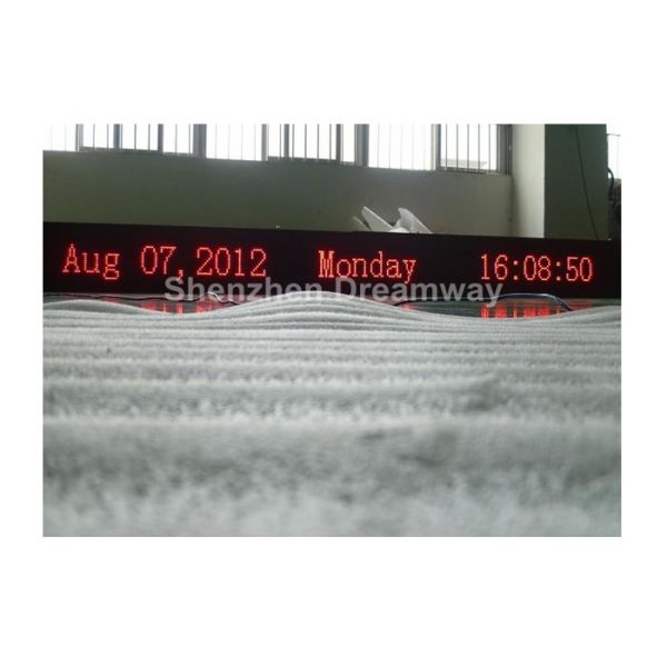 Quality Waterproof Programmable LED Moving Message Display 10mm , 1920mm × 320mm for sale