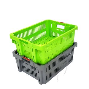 Buy cheap 505*370*210mm Plastic Turnover Box for Storing Vegetables and Fruits Durable Design from wholesalers