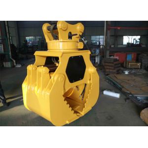 Buy cheap Customized Hydraulic Worm Excavator Rotating Grapple Q345B + Hardox from wholesalers