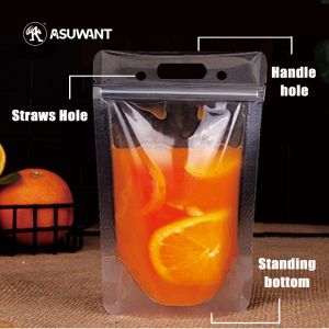 Buy cheap Fruit Juice Liquid PET Metallized Liner Stand Up Zipper Bags from wholesalers