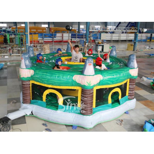 Buy cheap 5m Dia. Giant Inflatable Human Whack A Mole For Children And Adults Interactive Fun from wholesalers