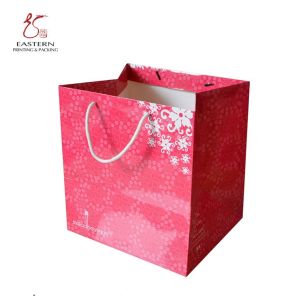 Buy cheap Eco Friendly Pink Paper Bags With Handles For Clothes from wholesalers