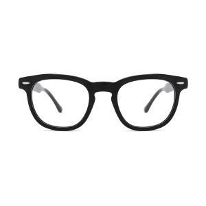 Buy cheap Non Prescription Round Optical Glasses Women Acetate Clear Lens Eyewear 48mm 21mm 145 mm from wholesalers