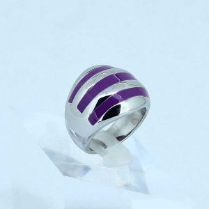 Buy cheap stainless steel ring with different color enamel LRX15 from wholesalers
