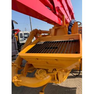Buy cheap Putzmeister Used Truck Mounted Concrete Pump Remote Control Hydraulic Folding from wholesalers