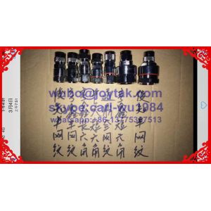 DIN 7/16 adaptor DIN 7/16 female to DIN 7/16 male with washer and nut all brass