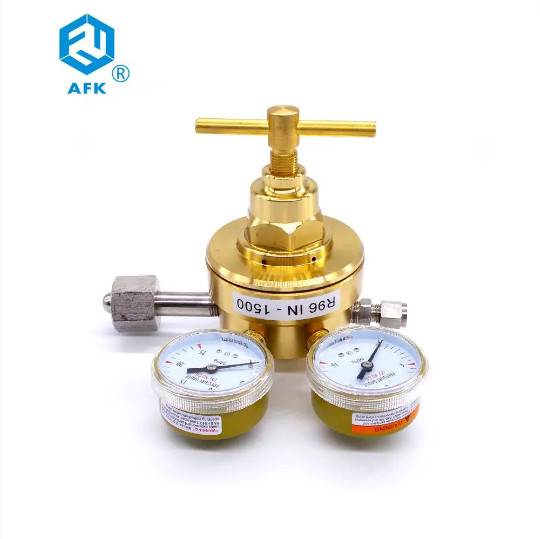Quality 250psi Piston Brass Nitrogen Pressure Regulator High Flow BSPT for sale