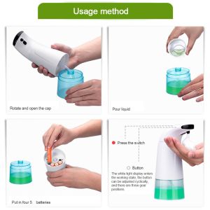 Intelligent Portable Infrared Automatic Touchless Soap Dispenser