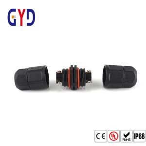 Big L Type IP67 IP68 Low Voltage Waterproof Connector 2 3 4 Pin
