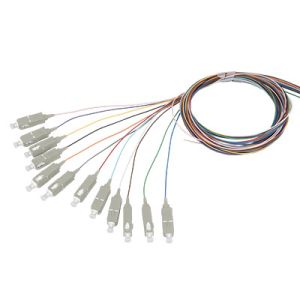 Simplex OM1/OM2 SC Fiber Optic Pigtails Multimode 12 Colors