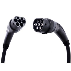 Buy cheap 16A 1phase 3.6kW Type 2 female to male ev charging cables from wholesalers