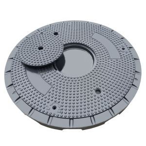 Buy cheap Reinforced Fiberglass Sewer Cover , Plastic FRP Sewage Manhole Cover from wholesalers