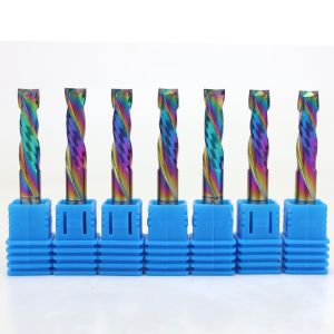 Buy cheap YINGBA Customized Solid Carbide 2F Compression CNC Bit DLC Coated up Down Cut End Mill Two Flutes Spiral End Mill for Hard Wood from wholesalers