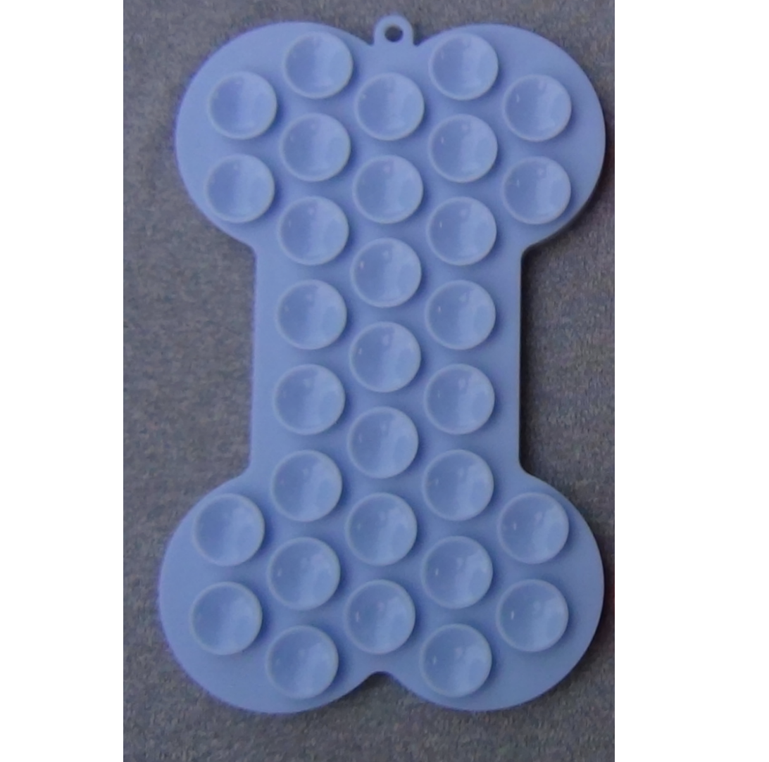 Buy cheap Customized Pet Supplies Bone Shaped Silicone Licking Pads Honeycomb Suction Cups Anti-overturn Pet Licking Mat from wholesalers