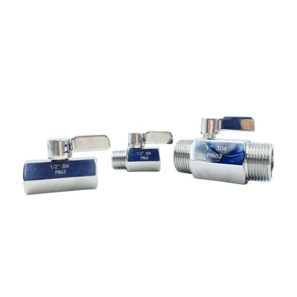 High Quality Stainless Steel Mini Ball Valve with NPT/BSPP/BSPT Thread
