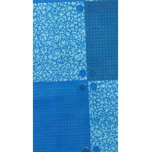 Dust Mite Proof Light Blue Polyester Fabric , 38g/M2 Jacquard Mattress Fabric