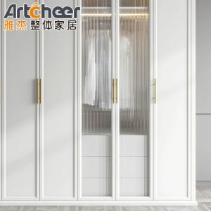 Buy cheap School Melamine Wooden Walk-In White Sliding Door Wardrobe With Open Design from wholesalers