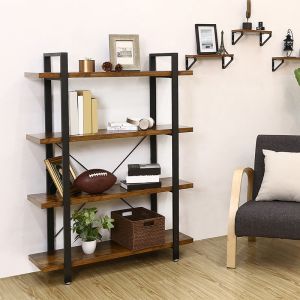 Buy cheap 4-layer Bookshelf for Sale, Industrial Bookshelf, Particleboard Bookshelf, Home Office Bookshelf, ULLS54BX product