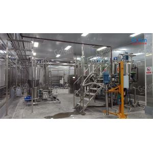 Buy cheap Automatic Vegetable Juice Processing Plant Complete Set Of Machines For Cleaning , Juicing , Sterilization And Filling from wholesalers