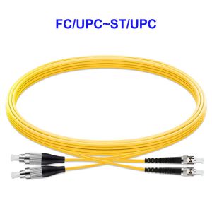 Buy cheap Optical Fiber Cable FC UPC ST UPC Single-Mode Dual-Core Carrier-Grade OS2 Pigtail Customization from wholesalers