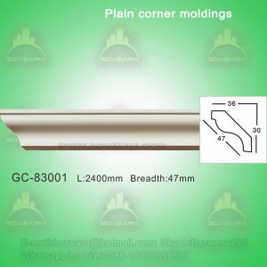 Buy cheap Green durable PU plain ceiling crown moulding from wholesalers
