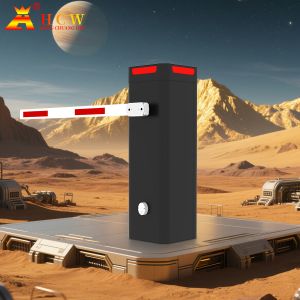 Buy cheap HCW ISO 9001/CE Certified Parking Barrier Gate with 340*340*1095mm Enclosure and Cold Rolled Steel Construction from wholesalers