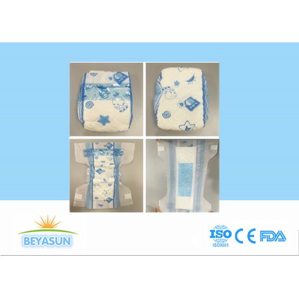 Quality Cute Cartoon Disposable Infant Baby Diapers With Wetness Indicator for sale