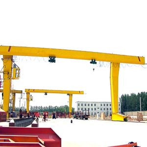 10 Ton L Type Single Girder Gantry Crane With Electric Hoist 9.2m/Min