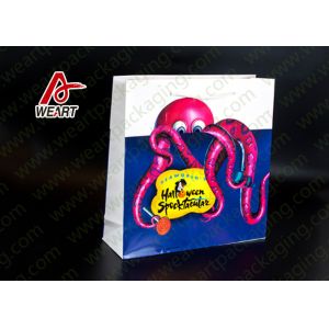 Buy cheap High End Plain Paper Party Bags With Handles Matte Lamination Suface from wholesalers